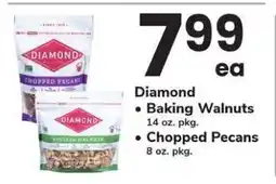 Safeway Diamond Baking Walnuts / Chopped Pecans offer