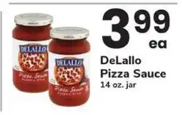 Safeway Delallo Pizza Sauce offer
