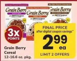 Safeway Grain Berry Cereal offer