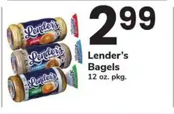 Safeway Lender's Bagels offer