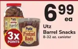 Safeway Utz Barrel Snacks offer