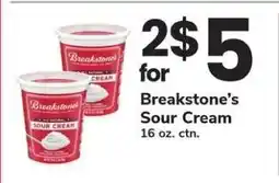 Safeway Breakstone's Sour Cream offer