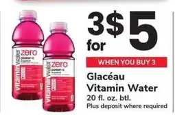 Safeway Glaceau Vitamin Water offer