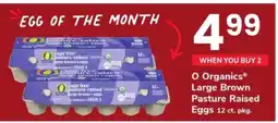 Safeway O Organics Large Brown Pasture Raised Eggs offer