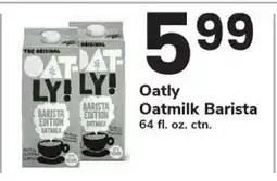 Safeway Oatly Oatmilk Barista offer