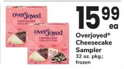 Safeway overjoyed Cheesecake Sampler offer