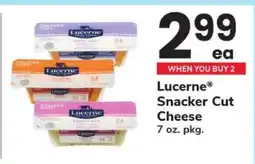 Safeway Lucerne Snacker Cut Cheese offer