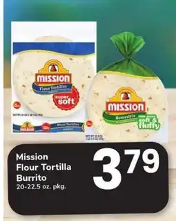 Safeway Mission Flour Tortilla Burrito offer