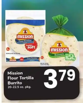 Safeway Mission Flour Tortilla Burrito offer