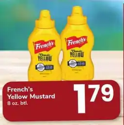 Safeway French's Yellow Mustard offer