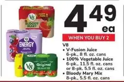 Safeway V8 offer