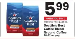 Safeway Seattle's Best Coffee Blend Ground Coffee offer