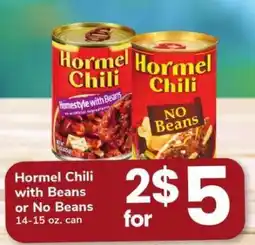 Safeway Hormel Chili offer