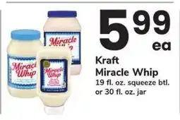 Safeway Kraft Miracle Whip offer
