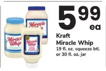 Safeway Kraft Miracle Whip offer