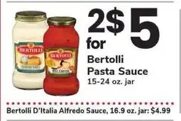 Safeway Bertolli Pasta Sauce offer