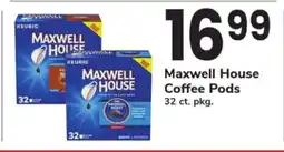 Safeway Maxwell House Coffee Pods offer