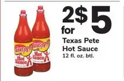 Safeway Texas Pete Hot Sauce offer