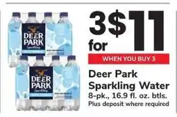 Safeway Deer Park Sparkling Water offer