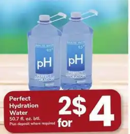 Safeway Perfect Hydration Water offer