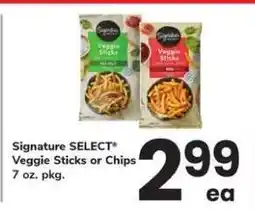 Safeway Signature SELECT Veggie Sticks or Chips offer