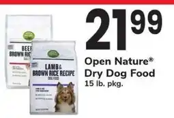 Safeway Open Nature Dry Dog Food offer