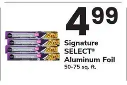 Safeway Signature SELECT Aluminum Foil offer