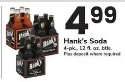 Safeway Hank's Soda offer
