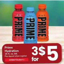 Safeway Prime Hydration offer