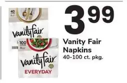 Safeway Vanity Fair Napkins offer