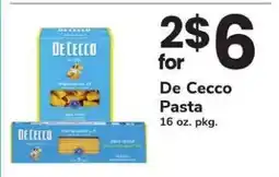 Safeway De Cecco Pasta offer