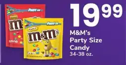 Safeway M&M's Party Size Candy offer