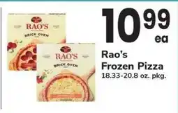 Safeway Rao's Frozen Pizza offer