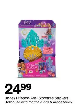 Target Disney Princess Ariel Storytime Stackers Dollhouse with mermaid doll & accessories offer