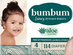Target bumbum 114-ct. luxury skincare diapers offer