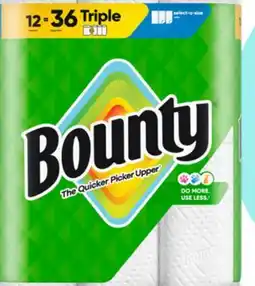Target Bounty 12-pk. select-a-size triple-roll paper towels offer