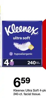Target Kleenex Ultra Soft 4-pk. 240-ct. facial tissue offer
