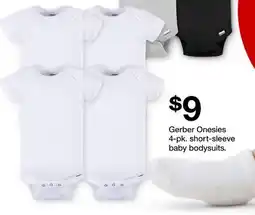 Target Gerber Onesies 4-pk. short-sleeve baby bodysuits offer