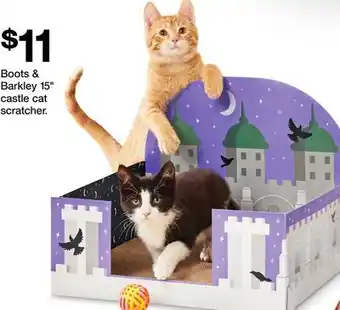 Target Boots & Barkley 15 castle cat scratcher offer