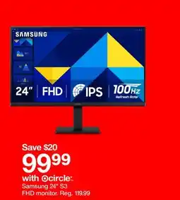 Target 24 S3 FHD monitor offer