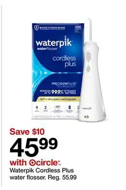 Target Waterpik Cordless Plus water flosser offer
