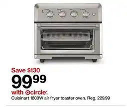 Target Cuisinart 1800W air fryer toaster oven offer