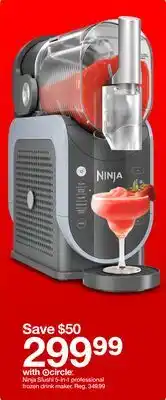 Target Ninja Slushi 5-in-1 professional frozen drink maker offer