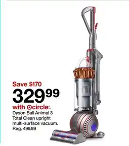 Target Dyson Ball Animal 3 Total Clean upright multi-surface vacuum offer