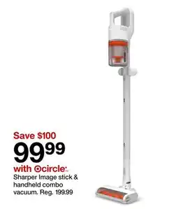 Target Sharper Image stick & handheld combo vacuum offer