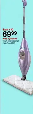 Target Shark steam pocket mop offer
