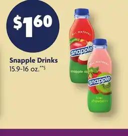 Family Dollar Snapple Drinks offer