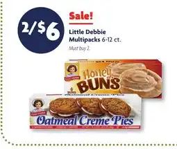 Family Dollar Little Debbie Multipacks offer