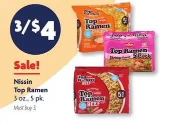 Family Dollar Nissin Top Ramen offer