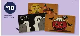 Family Dollar Halloween Coir Doormat offer